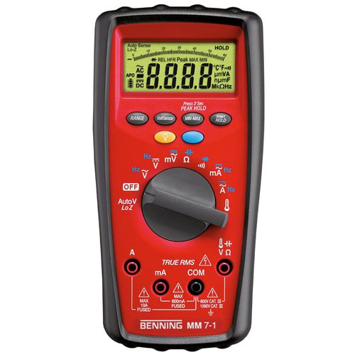 Multimetro digitale - MM 7-1 - Benning - portatile / 1000 V / 600 V