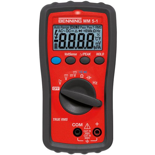 Multimetro digitale - MM 5-2 - Benning - portatile / 600 V / cat III