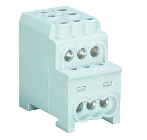 Morsetto di distribuzione salvaspazio su guida DIN - 41564 - DIGITAL ELECTRIC - con connessione a vite / alta corrente / multipolare
