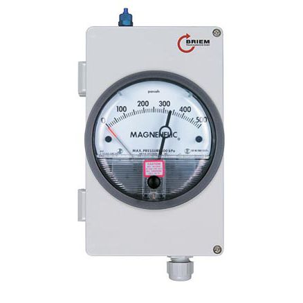 Manometro differenziale - MD201-MB - BRIEM Steuerungstechnik GmbH - analogico / da parete / con contatto elettrico