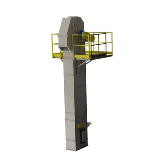 Elevatore a tazze per applicazioni pesanti - ET series - GVF Impianti Srl - per polveri