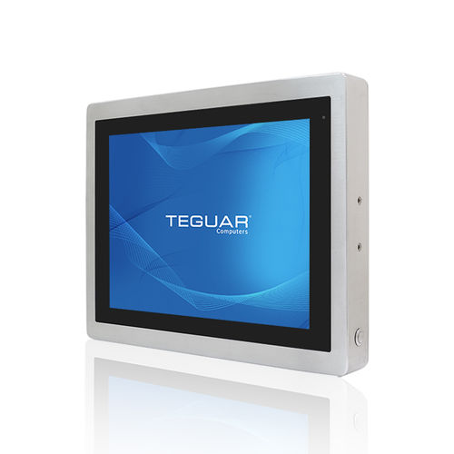 Monitor a tenuta stagna - TSD-45-12 - Teguar - TFT-LCD / a tecnologia capacitiva proiettata / con touch screen resistivo