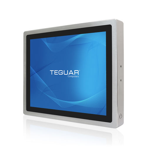 Monitor a tenuta stagna - TSD-45-19 - Teguar - TFT-LCD / a tecnologia capacitiva proiettata / con touch screen resistivo