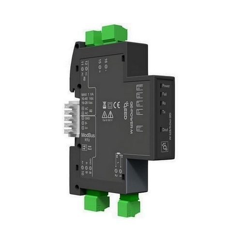 Contatore di energia elettrica monofase - QE-POWER-M - qeed - su guida DIN / RS-485 / Modbus