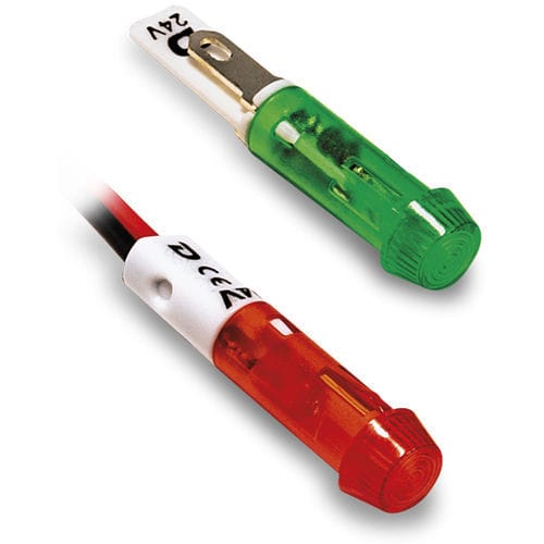 Indicatore luminoso permanente - D-181 - DELECSA - LED / montato su pannello / IP65