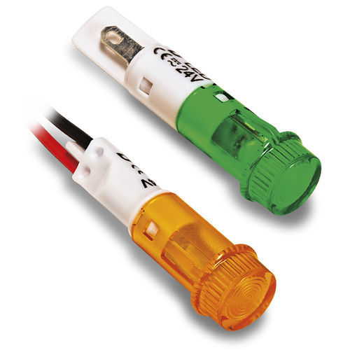 Indicatore luminoso permanente - D-201 - DELECSA - LED / montato su pannello / IP64