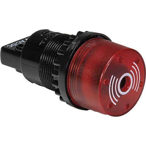 Buzzer di allarme IP54 - D-714 - DELECSA - da montare su pannelli / con luce a LED / con indicatore a LED