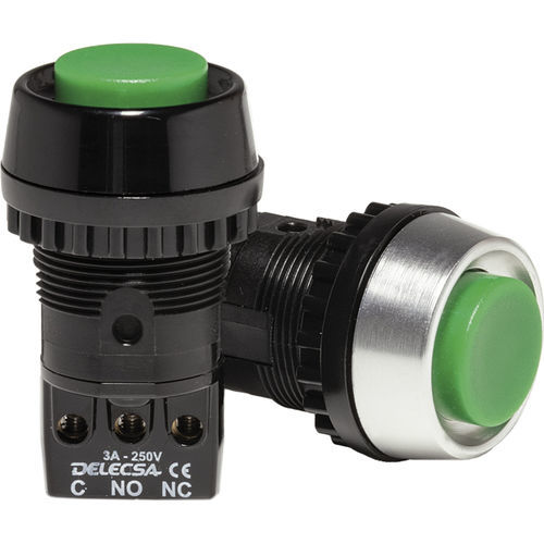 Pulsante a molla - D-4050 - DELECSA - resistente all'umidità / rinforzato / IP65
