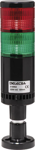 Colonna luminosa LED - D-8062 - DELECSA - permanente / lampeggiante / a 5 colori