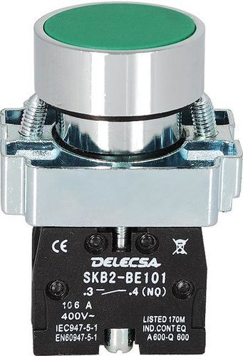Pulsante robusto - D-7800 - DELECSA - IP40 / di comando / industriale