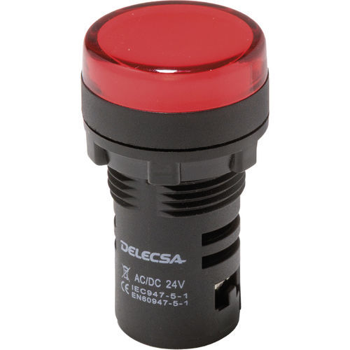 Indicatore luminoso LED - D-7022 - DELECSA - montato su pannello / IP65 / AC/DC