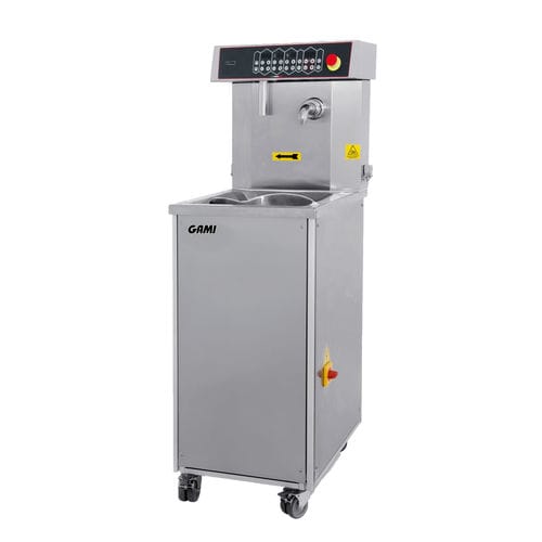 Macchina per rivestimento e tempra continuo - R500 - GAMI s.r.l. - per cioccolato / in acciaio inossidabile