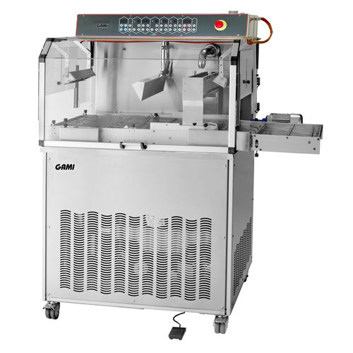Macchina per rivestimento e tempra continuo - R550 - GAMI s.r.l. - per cioccolato / in acciaio inossidabile