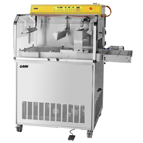 Macchina per rivestimento e tempra per cioccolato - R F series - GAMI s.r.l. - in acciaio inossidabile