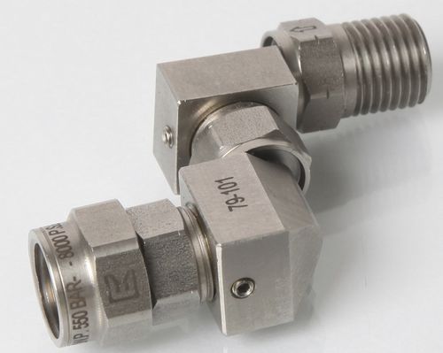 Raccordo idraulico - 79-101 series  - EXITFLEX - ad avvitamento / a gomito / in acciaio inossidabile