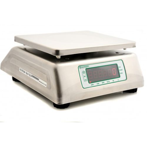 Bilancia digitale - B-100 - Marsden Group - con display LED / in acciaio inossidabile / a tenuta stagna