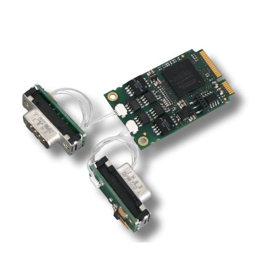 Scheda di interfaccia di comunicazione Mini PCIe - CAN-PCIeMini/402-2 - esd electronics gmbh - PCI Bus / FGPA / CAN Bus