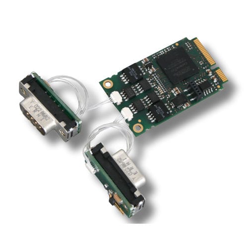 Scheda di interfaccia di comunicazione Mini PCIe - CAN-PCIeMini/402-2-FD - esd electronics gmbh - FGPA / CANopen / CAN