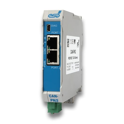 Gateway di comunicazione - CAN-PN/2 - esd electronics gmbh - industriale / CAN / ProfiNet