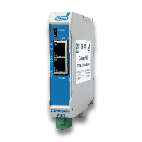 Gateway di comunicazione - CANopen-PN/2 - esd electronics gmbh - industriale / ProfiNet / CANopen