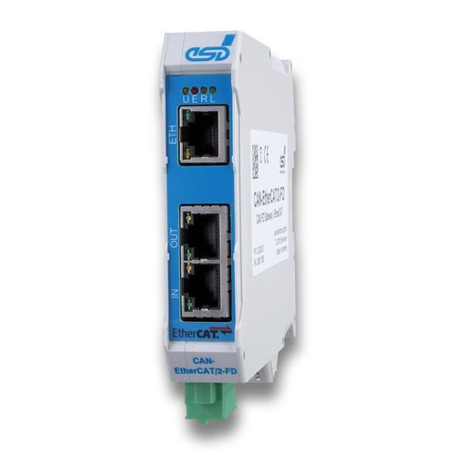 Gateway di comunicazione - CAN-EtherCAT/2-FD - esd electronics gmbh - industriale / Ethernet / CANbus