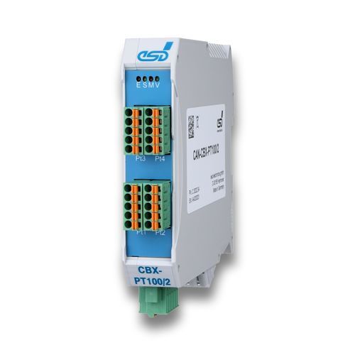 Modulo di ingresso CANopen - CAN-CBX-PT100/2 - esd electronics gmbh - a 4 I / 4 canali / di automatizzazione