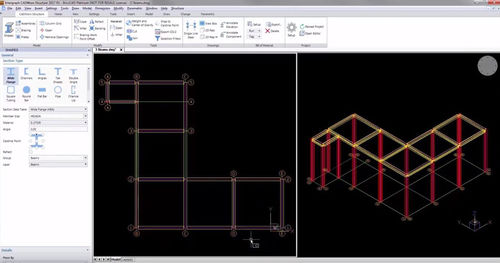 Software di analisi strutturale - CADWorx® Structure - Hexagon PPM - di automatizzazione / di modellizzazione / CAD
