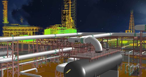 Software di misura - CloudWorx for Intergraph Smart® 3D - Hexagon PPM - di modellizzazione / di progettazione / di rete