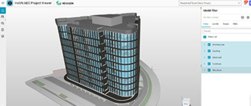 Software di gestione dei documenti - HxGN AEC Project Viewer - Hexagon PPM - visualizzatore / di regolazione / BIM