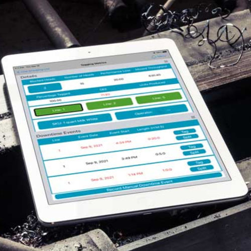 Software di ERP - Downtime Tagging - Hexagon PPM - OEE / di macchina / di masterizzazione