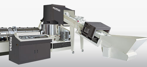 Estrusore monovite - HNT-V series - Polystar Machinery Co., Ltd. - di riciclaggio / per PE