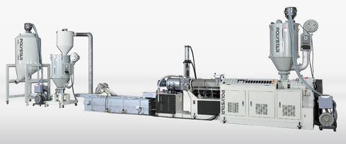 Linea di estrusione di riciclaggio di materie plastiche - TR-V series - Polystar Machinery Co., Ltd. - per HDPE