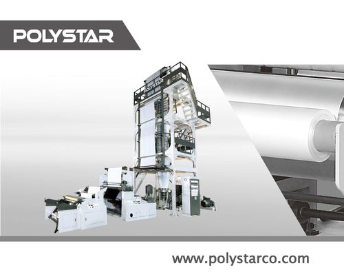 Linea di estrusione 3 strati - CE-ABA - Polystar Machinery Co., Ltd. - film soffiato / per HDPE