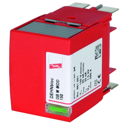 Limitatore di sovratensione di tipo 1 - DB M MOD series - DEHN + SÖHNE - per alimentazione elettrica / per impianto elettrico / con indicatore di guasti