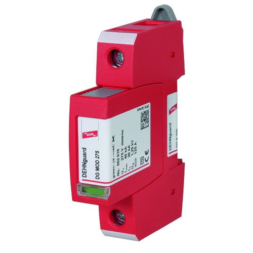 Limitatore di sovratensione di tipo 2 - DG S series - DEHN + SÖHNE - per alimentazione elettrica / per impianto elettrico / unipolare