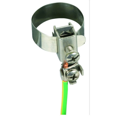 Collare di fissaggio per tubo a vite - BRS 10.27 AQ2.5 10 V2A - DEHN + SÖHNE - in acciaio inossidabile
