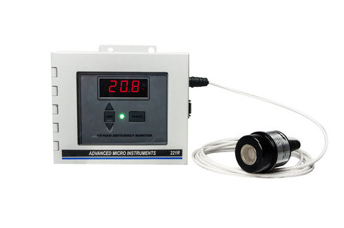 Rilevatore di gas - MODEL 221R w/remote - Advanced Micro Instruments - di azoto / di ossigeno / di biossido di carbonio