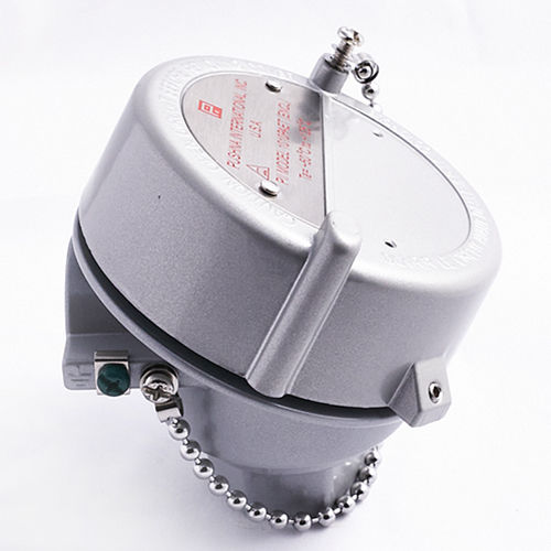 Testa di raccordo per sensore di temperatura - 1110PA series - PUSHNA INTERNATIONAL - in alluminio / con termocoppia / RTD