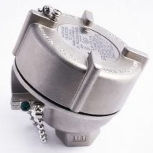 Testa di raccordo con termocoppia - 1014PSE - PUSHNA INTERNATIONAL - in acciaio inossidabile / antideflagrante / IP66