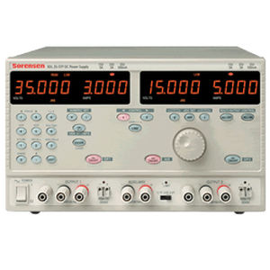 Alimentatore elettrico benchtop - XDL  - AMETEK Programmable Power - DC / a tripla uscita / da laboratorio