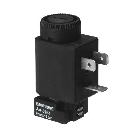 Distributore pneumatico a valvola - AA series - UNIVER Group - a comando elettrico / 3/2 / 2/2