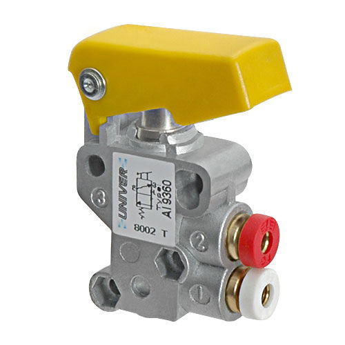 Distributore pneumatico a cassetto - AI-JET series - UNIVER Group - con azionamento manuale / con comando meccanico / a 3/2 vie