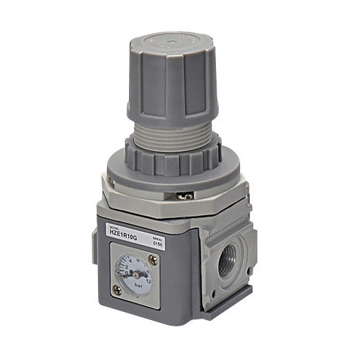 Regolatore di pressione per aria compressa - HZE-R series - UNIVER Group - a membrana / monostadio / pneumatico