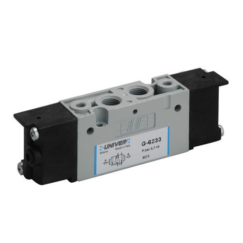 Distributore pneumatico a cassetto - G6 series - UNIVER Group - a comando elettrico / a 3/2 vie / a 5/2 vie