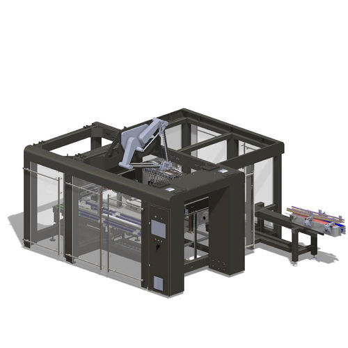Incassatrice a carico dall'alto - EVA - DS Smith - wraparound / automatica / per bottiglie