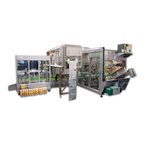 Linea di imballaggio per bag in box - Bag-in-Box® - DS Smith - per liquido / automatica / compatta