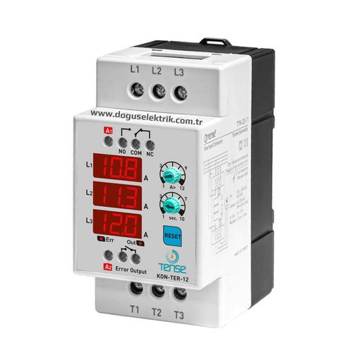 Relè di sovraccarico - KON-TER 25 - Tense Electronic - trifase / su guida DIN / a riarmo automatico