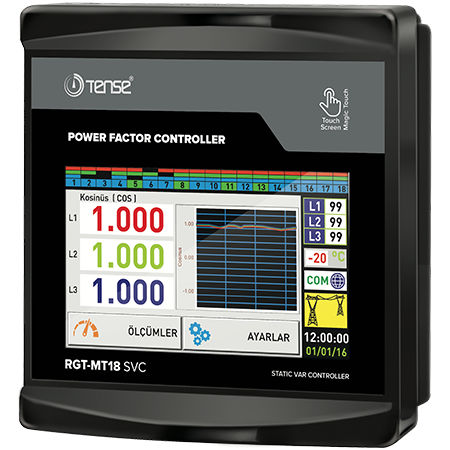 Controllore di fattore di potenza digitale - RGT-MT18 SVC - Tense Electronic