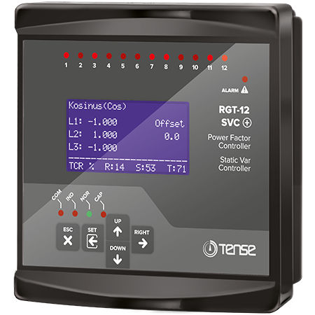 Controllore di fattore di potenza digitale - RGT-12SVC - Tense Electronic