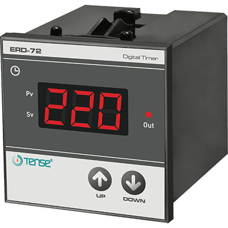 Temporizzatore elettronico - ERD-72 - Tense Electronic - con attrazione ritardata / montato su pannello